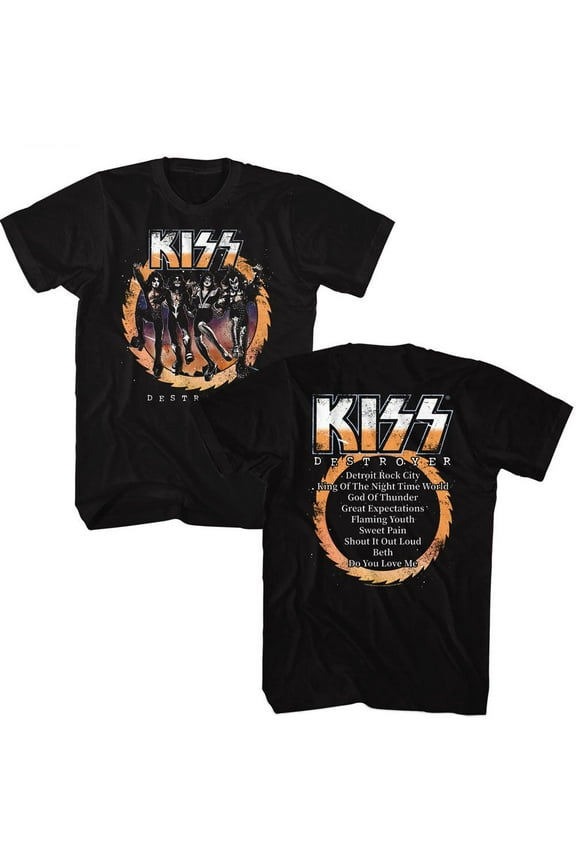 Kiss Destroyer Album Black Adult T-Shirt ***F&B*** 2Xt