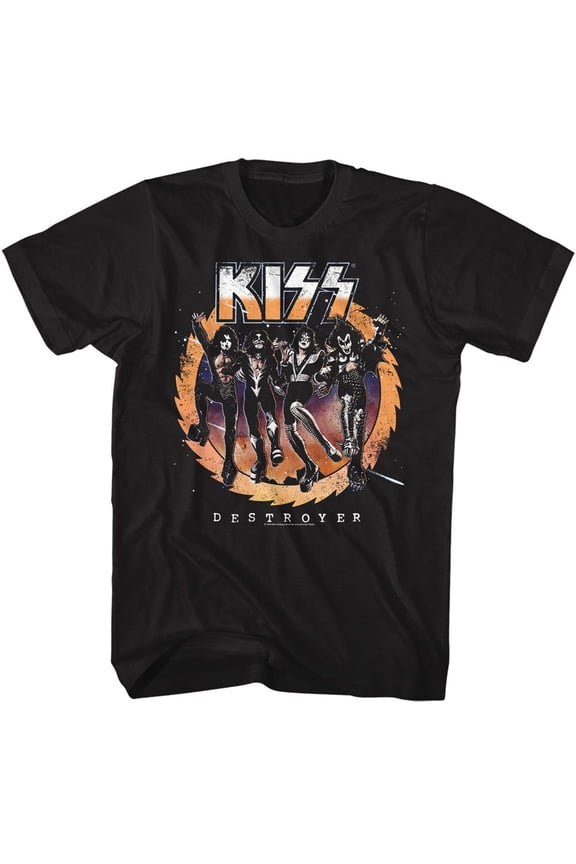 Kiss Destroyer Album Black Adult T-Shirt Xlt
