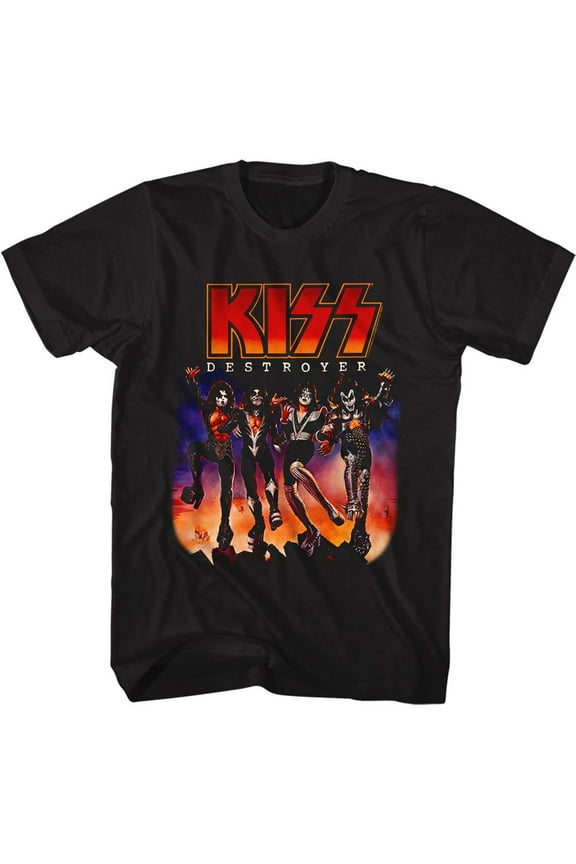 Kiss Destroyer Black Adult Classic T-Shirt