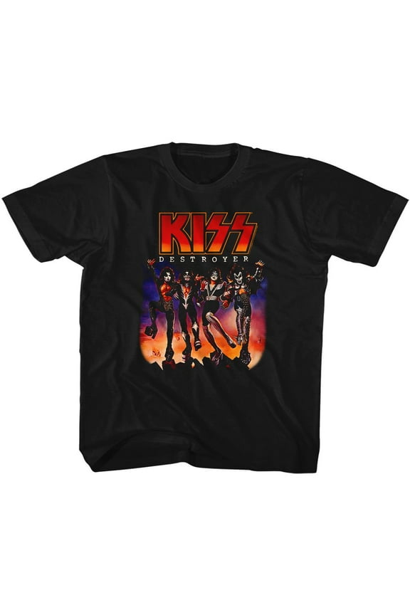Kiss Destroyer Black Youth T-Shirt