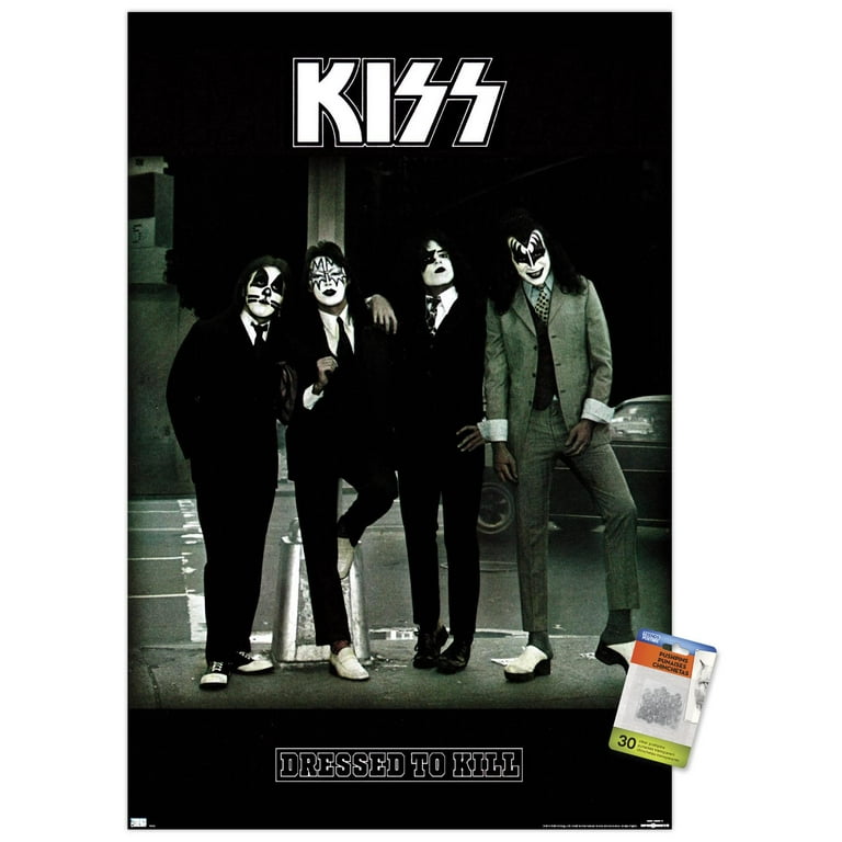 Kiss - Dress To Kill Wall Poster 22.375x34 Inches With Push Pins Included