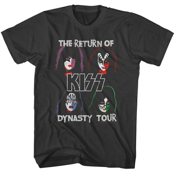 Kiss Dynasty Smoke Adult T-Shirt