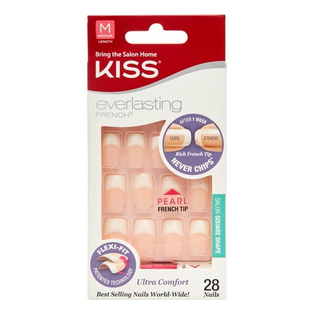 Kiss Everlasting French Nails - Wedding Gown