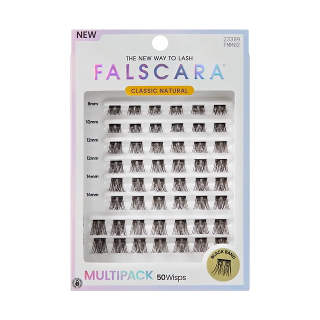 Kiss Falscara 8mm-16mm Lash Extension Kit, Classic Natural, Individual ...