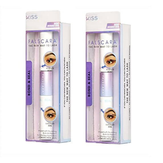 Kiss Falscara Eyelash Bond And Seal (Pack of 2)