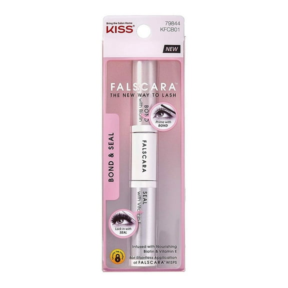 Kiss Falscara Eyelash Bond And Seal, Wisps, Remover and Applicator, 1 Ea, 2 Pack