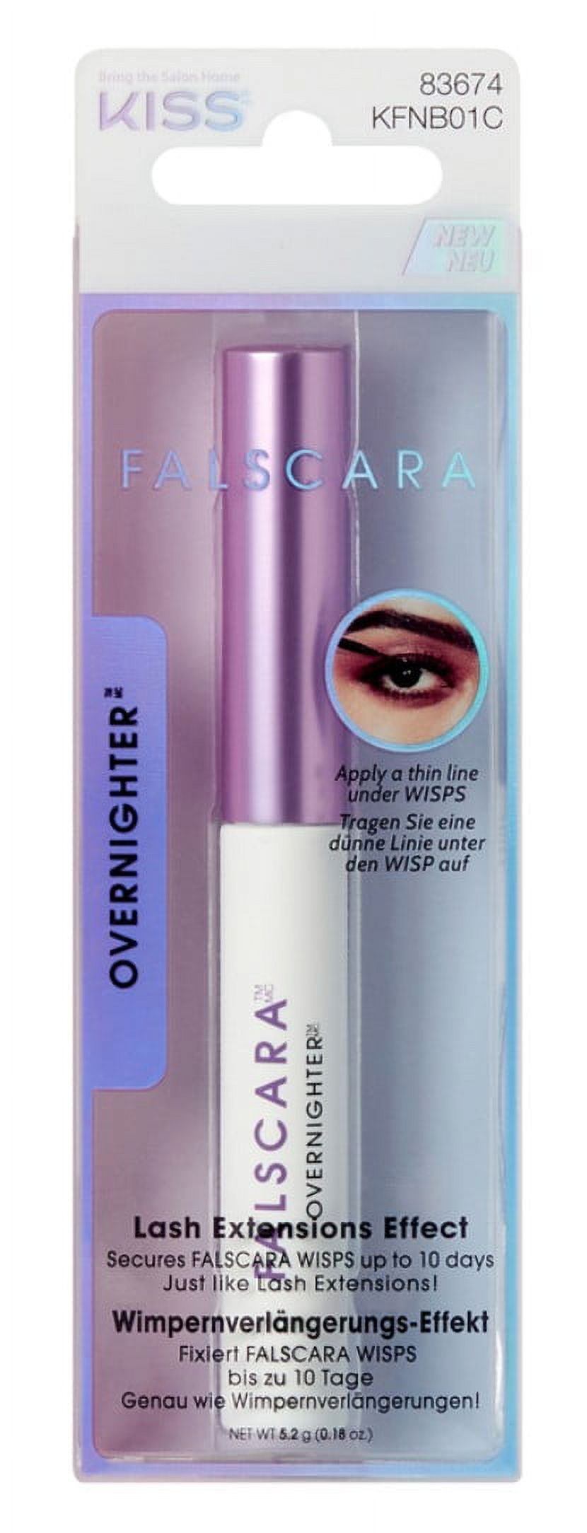 Kiss Falscara Eyelash Overnighter 0.18oz (Pack of 3)
