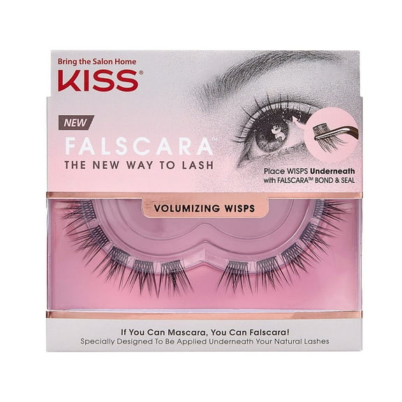 Kiss Falscara Wisps 02 Extension Lengthening Eyelash, 1 Kit, 2 Pack