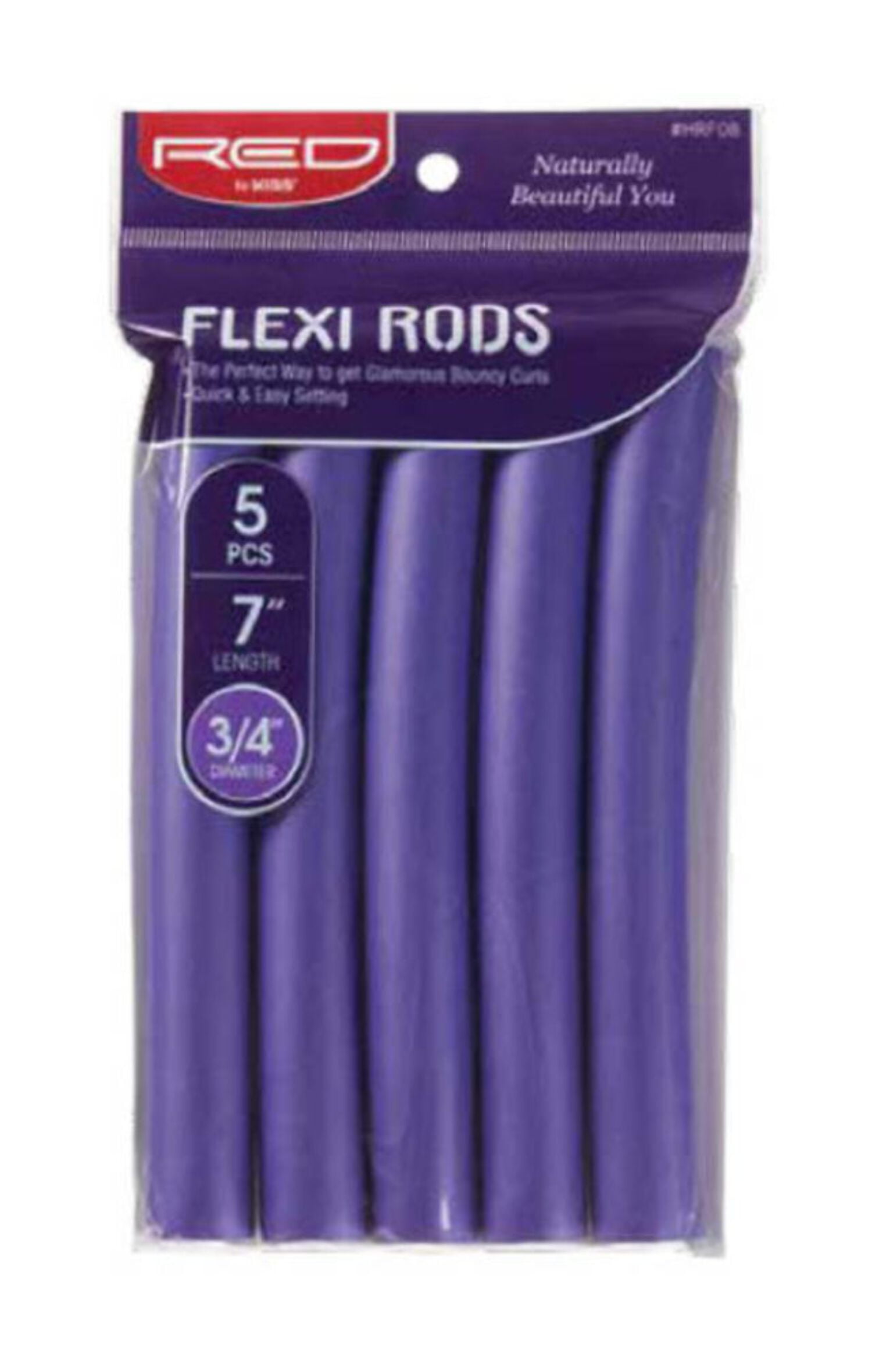 Red by Kiss Flexi Rods 7" - 3/4" - 5 pcs