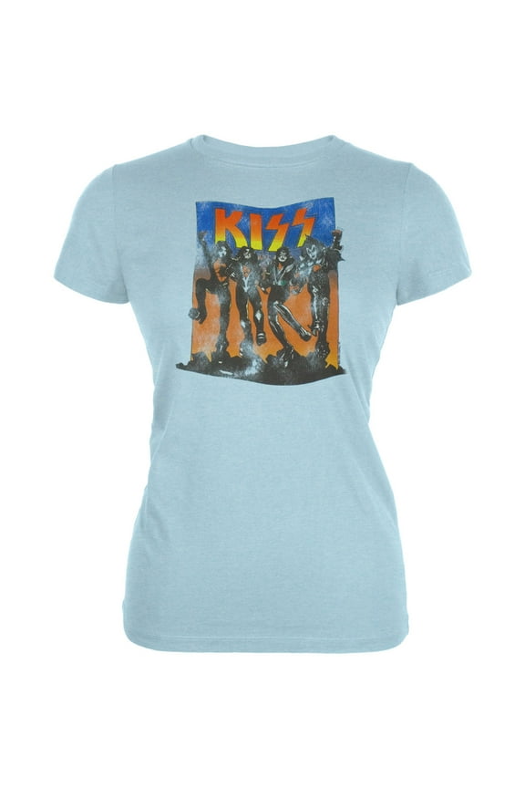 - Full Color Juniors Light Blue T-Shirt