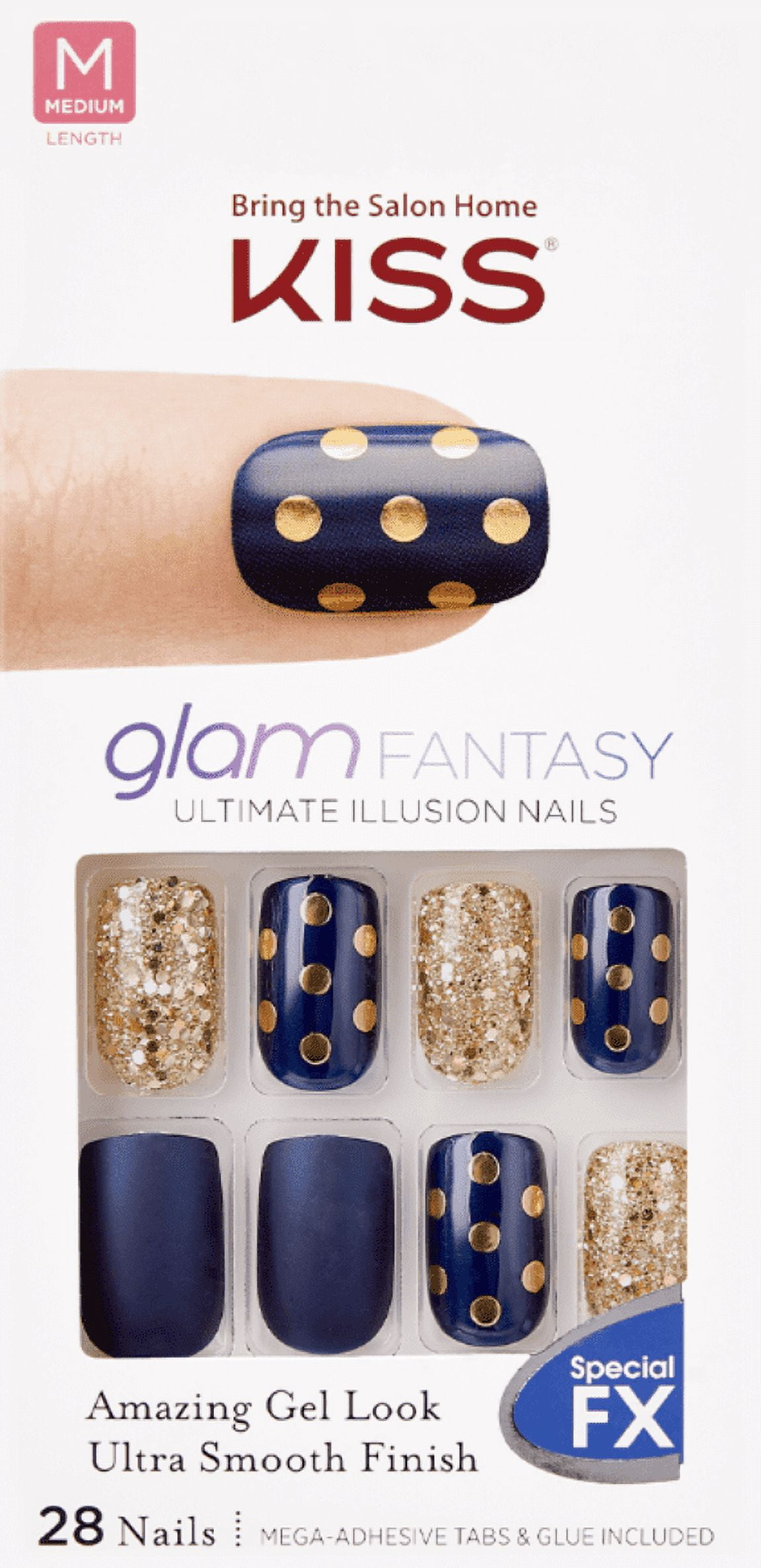 Kiss Glam Fantasy Ultimate Illusion Nails Special FX 82960 KGF101F