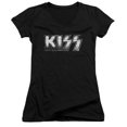 thumbnail image 1 of Kiss Heavy Metal Junior Women's T-Shirt V-Neck Black, 1 of 2