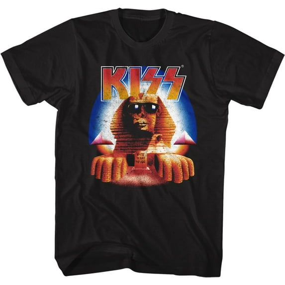 Kiss Hits Sphinx Black Adult T-Shirt 5Xl