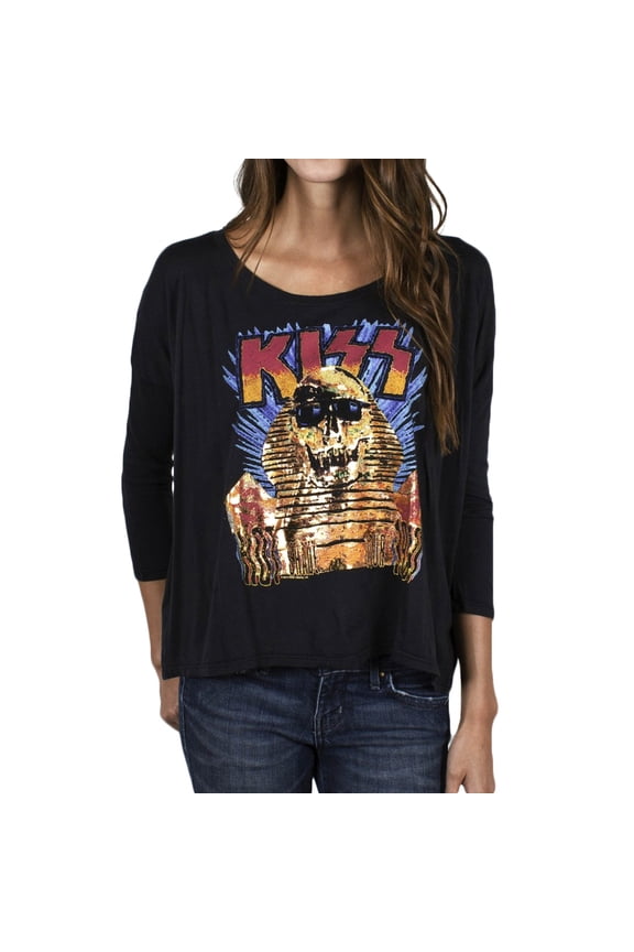 - Hot Shade Tour 1990 Juniors Dolman Long Sleeve T-Shirt - Small