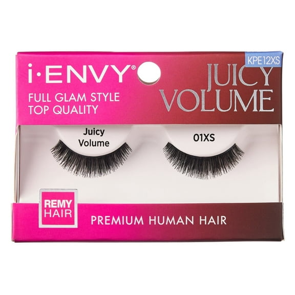 Kiss I Envy Juicy Volume 01 Full Glam Style Lashes Short (Pack of 2)