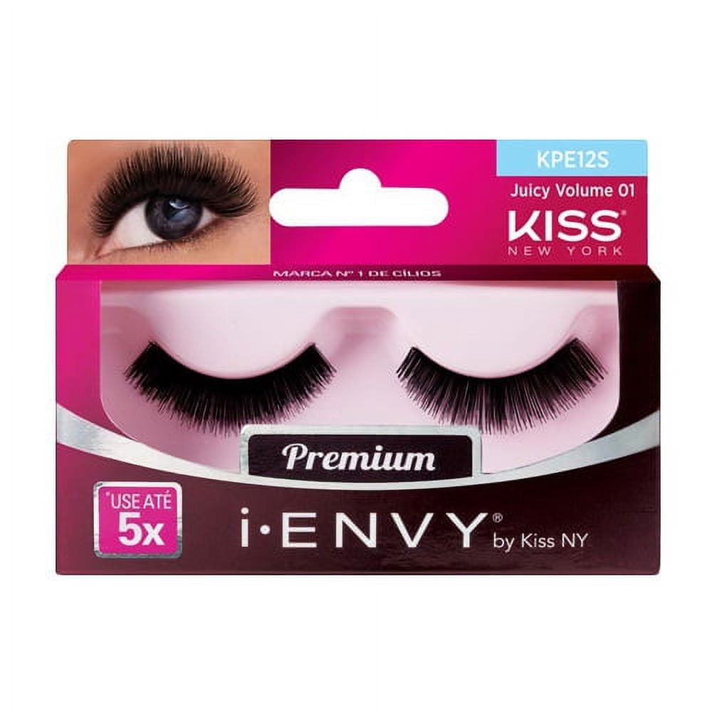 Kiss I Envy Juicy Volume 01 Lashes, 1 Pair, 6 Pack