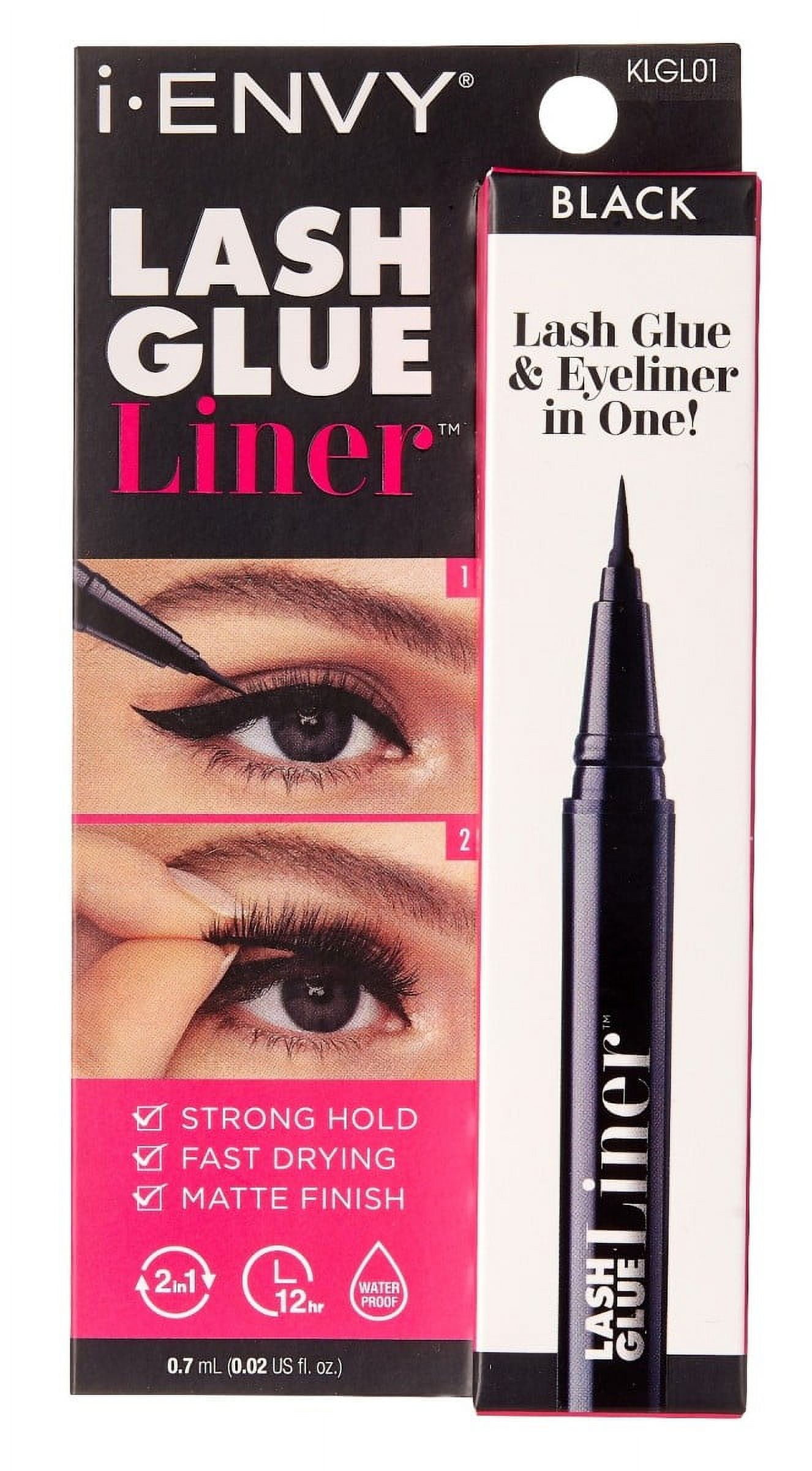 Kiss I Envy Lash Glue Liner Black 0.02oz (Pack of 3)