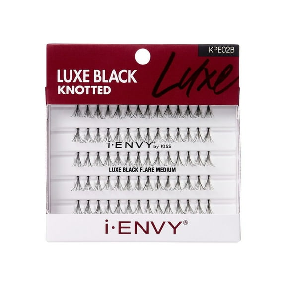 Kiss i-Envy Luxe Black Knotted Individual Lashes