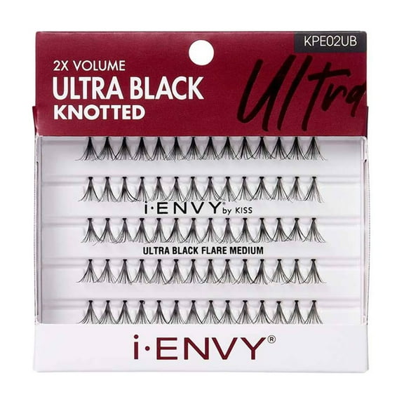 i•ENVY Individual Lashes Ultra Black Flare Medium Lashes False Eyelashes Fake Lashes