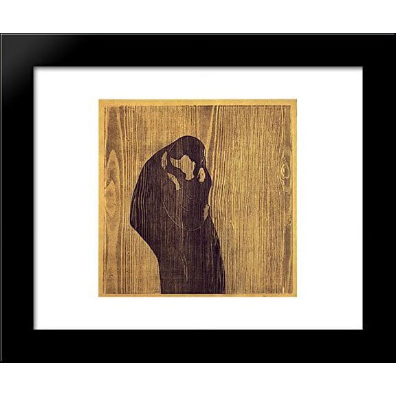 Kiss IV 20x24 Framed Art Print by Munch, Edvard