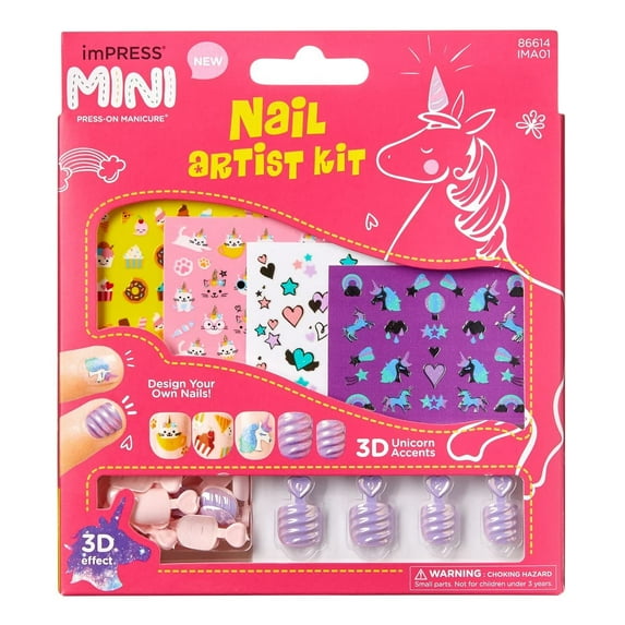 Kiss Impress Mini Nail Artist Kit (Pack of 10)