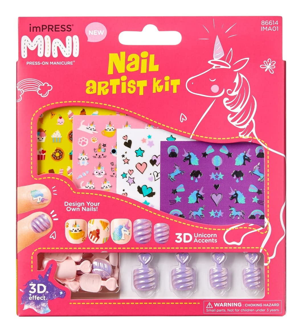 Kiss Impress Mini Nail Artist Kit (Pack of 8)