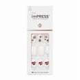 thumbnail image 1 of Kiss Impress Press on Nails One Step Manicure Love You Most White, 1 of 1