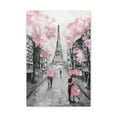 thumbnail image 1 of Kiss In Paris Eiffel Tower France Canvas Artwork Breathtaking French City for Home Decor Ready to Hang, 1 of 18