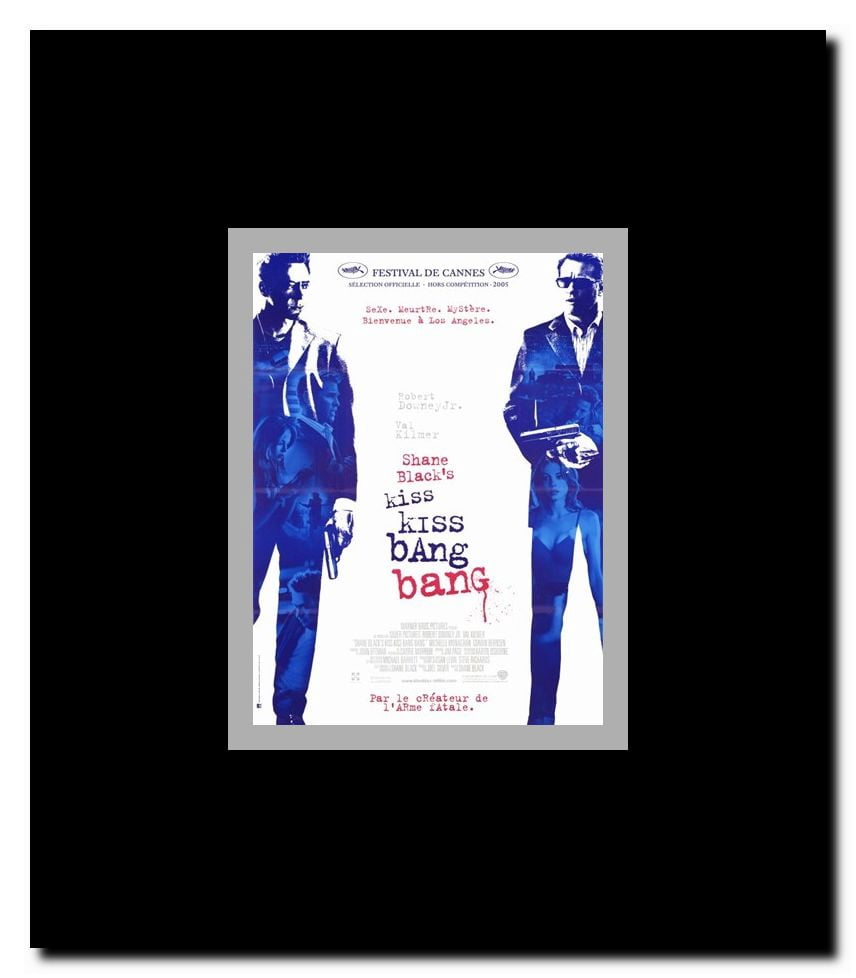 Kiss Kiss Bang Bang Framed Movie Poster