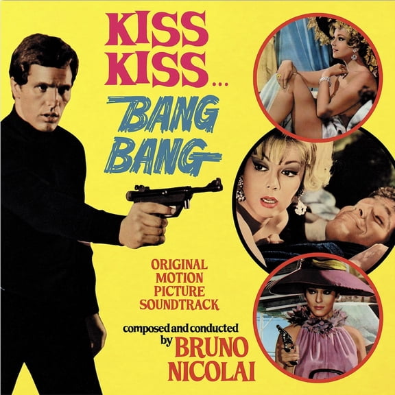 Bruno Nicolai - Kiss Kiss Bang Bang Soundtrack - Limited Clear Yellow Colored Vinyl - Music & Performance