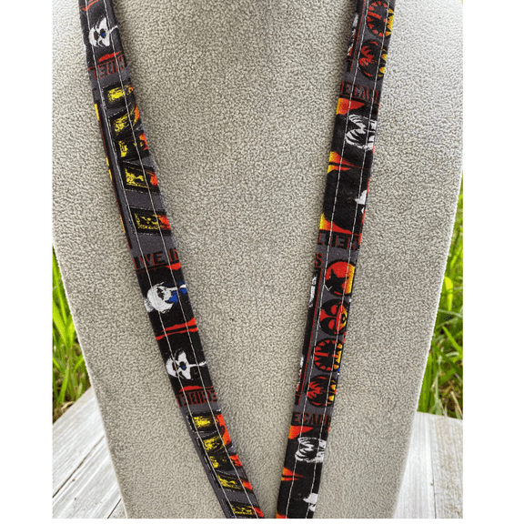 Kiss Lanyard Kiss Keychain ID Badge Holder Gift