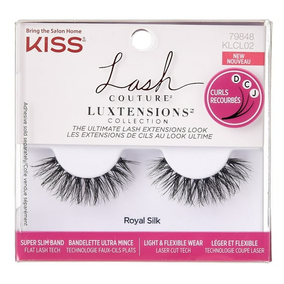 Kiss Lash Couture Luxtensions Royal Silk, 1 PAIR, 2 Pack
