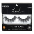 thumbnail image 1 of Kiss Lash Couture Matte Black Faux Mink 3D Matte Velvet (Pack of 6), 1 of 1