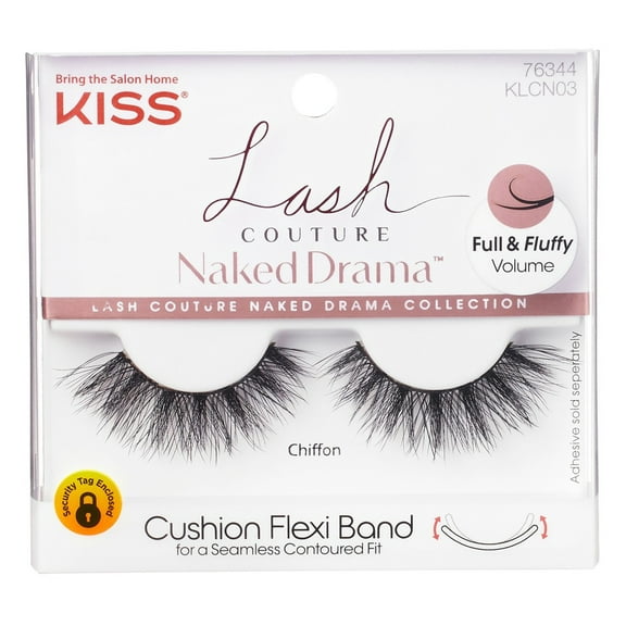 Kiss Lash Couture Naked Drama Chiffon (Pack of 3)