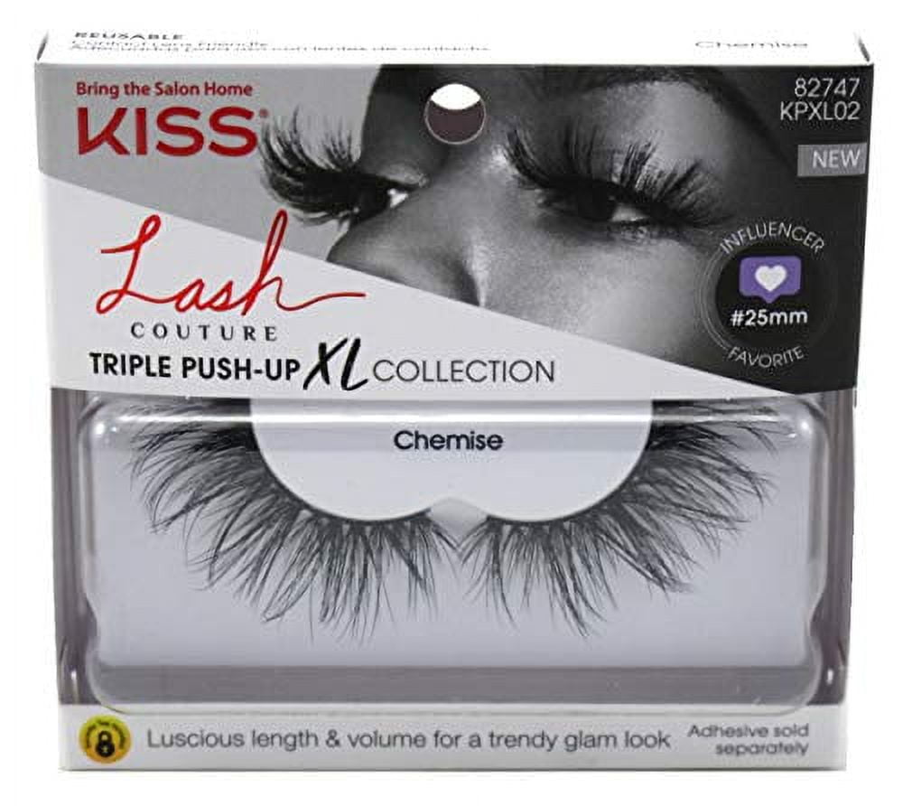Kiss Lash Couture Triple Push-Up Xl Chemise, 1 Pair, 6 Pack