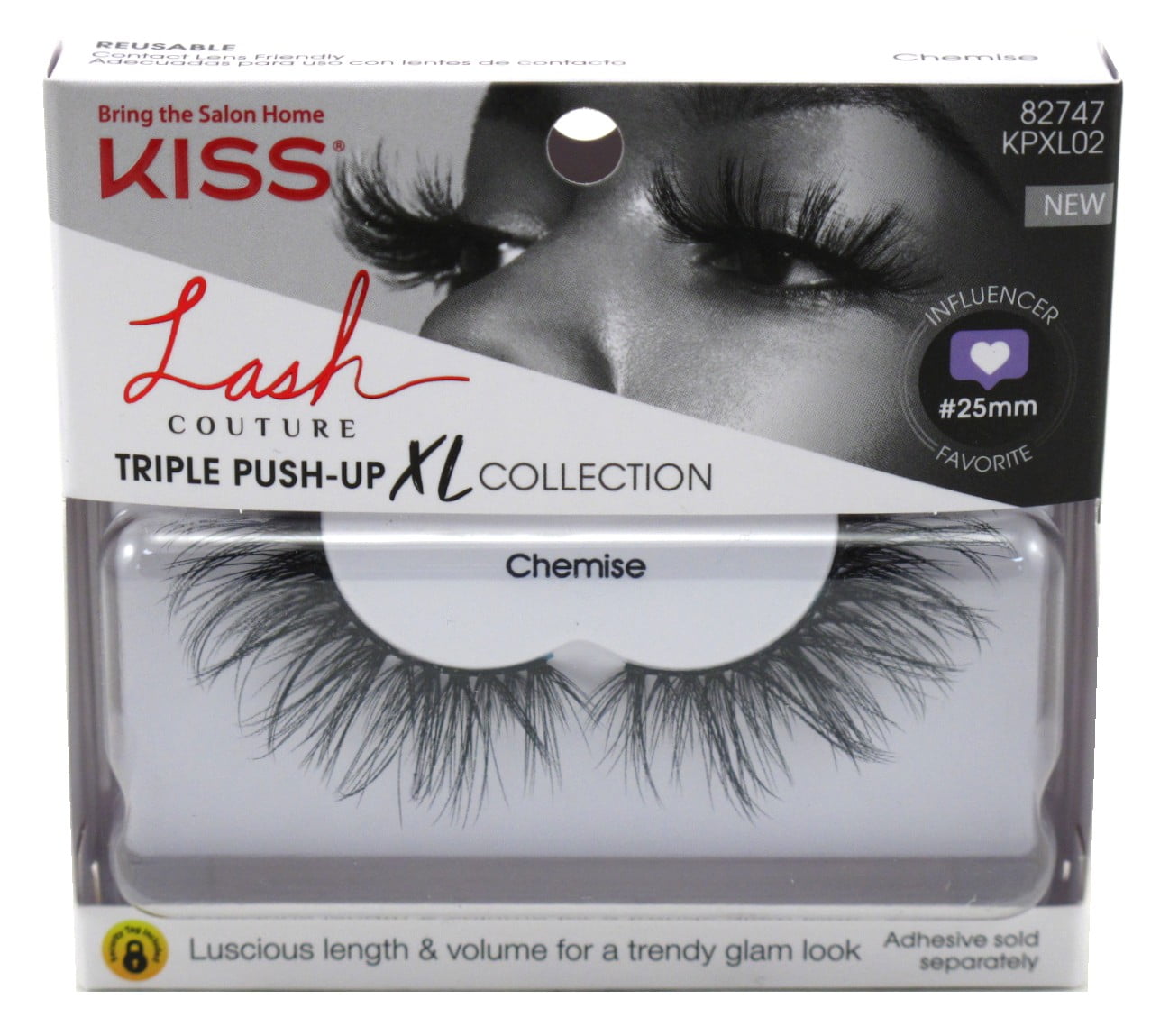 Kiss Lash Couture Triple Push-Up Xl Chemise (Pack of 3)
