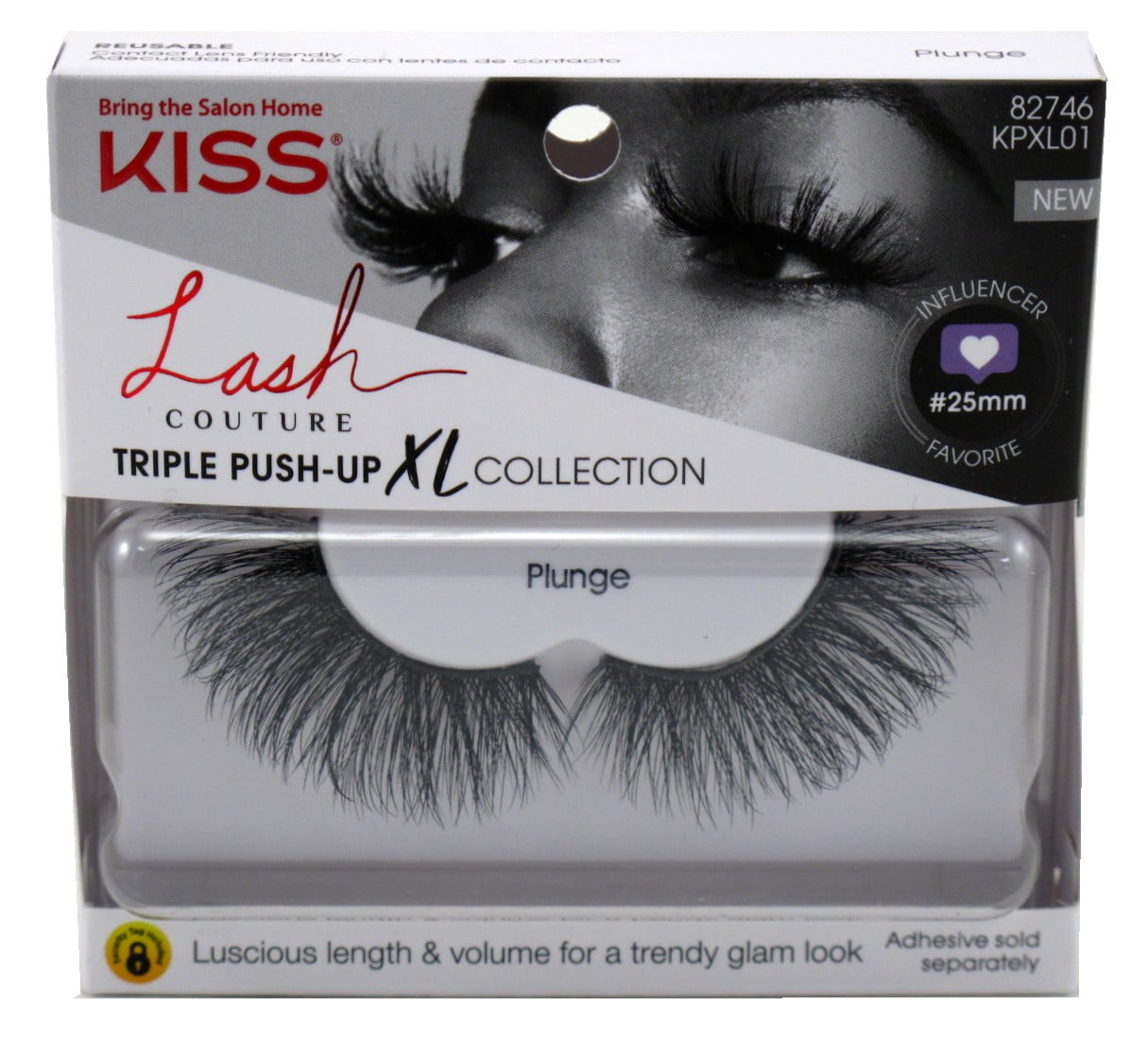 Kiss Lash Couture Triple Push-Up Xl Plunge (Pack of 2) - Walmart.com