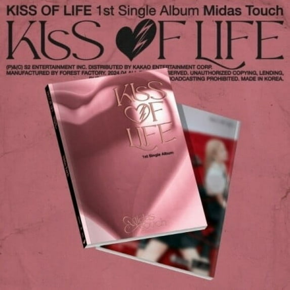 Kiss of Life - Midas Touch - Photobook Version - incl. 96pg Photobook, Photocard, Unit Photocard, Midas Touch Card + Sticker - Music & Performance - CD