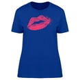 thumbnail image 1 of Kiss Lips Grunge Style Graphic Women T-Shirt, Female Medium, 1 of 4