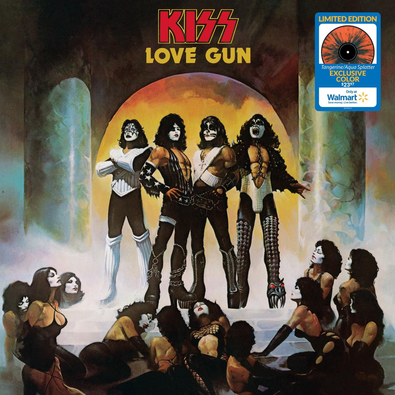 Kiss - Love Gun [Tangerine/Aqua Splatter LP] - Music & Performance