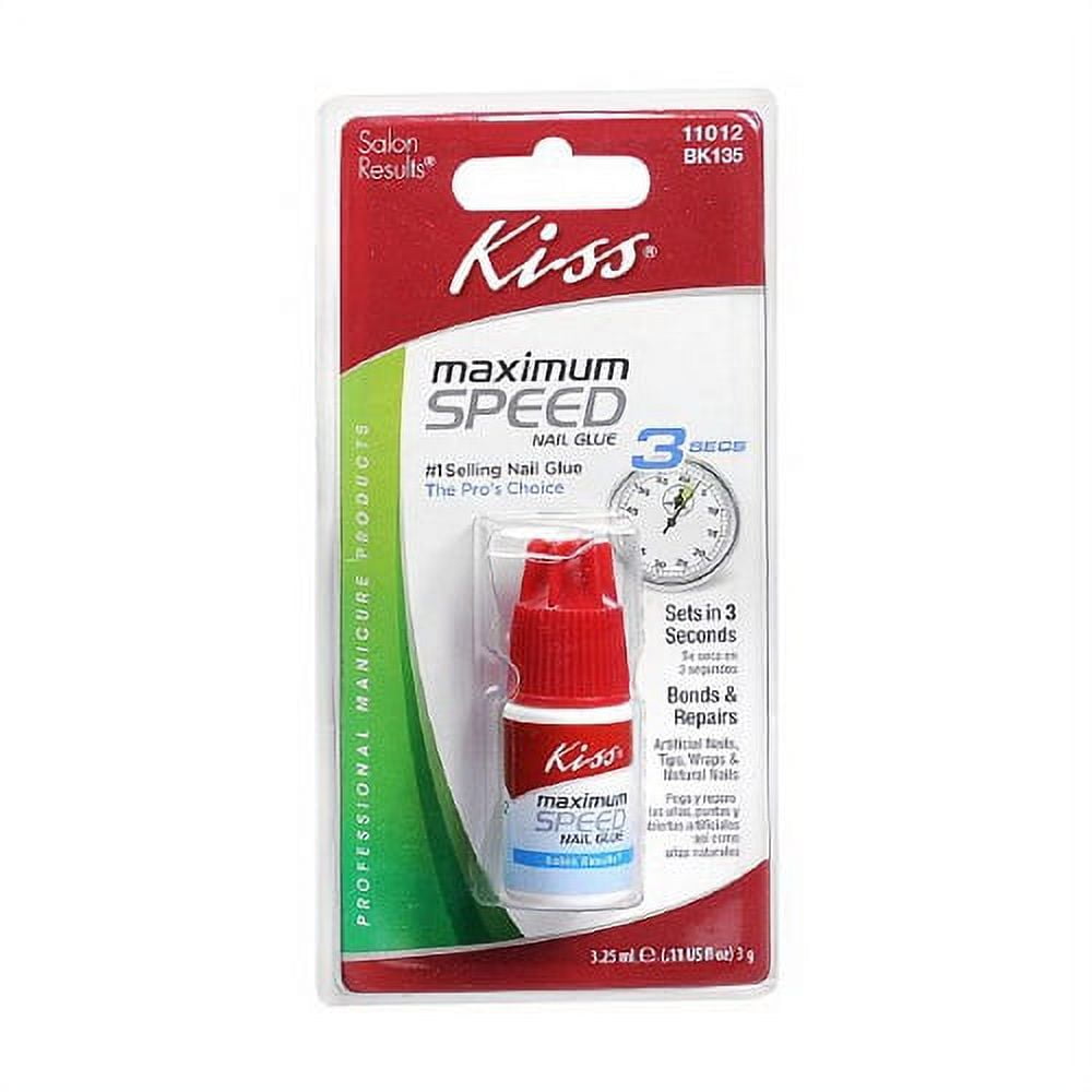 Kiss Maximum Speed Nail Glue - 3 Grams, 2 Pack - Walmart.com