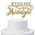 thumbnail image 1 of Kiss Me At Midnight Cake Topper - Home Decor - 1 Piece, 1 of 1