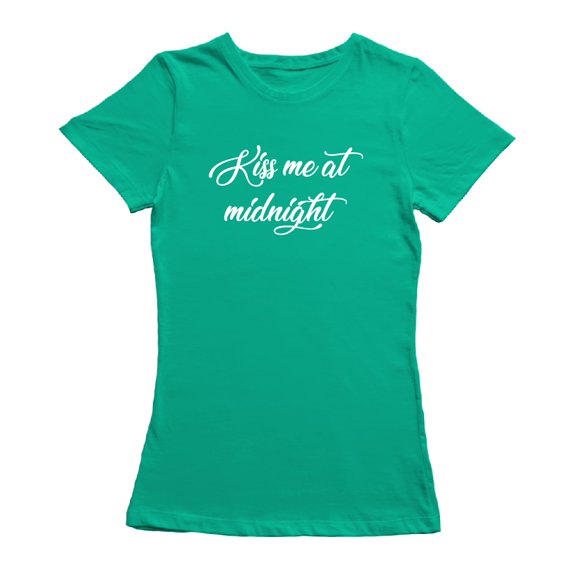 Kiss Me At Midnight Graphic Women's T-shirt