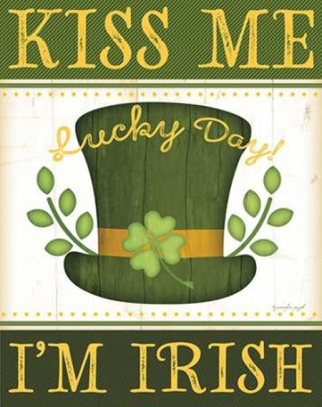 Kiss Me Canvas Art - Jennifer Pugh (22 x 28)