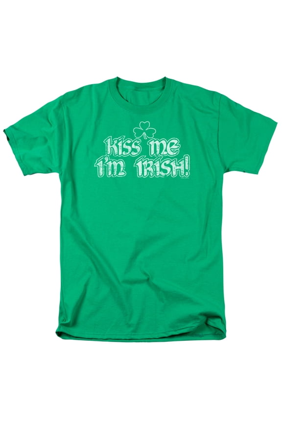 Kiss Me I'M Irish Mens Short Sleeve Shirt