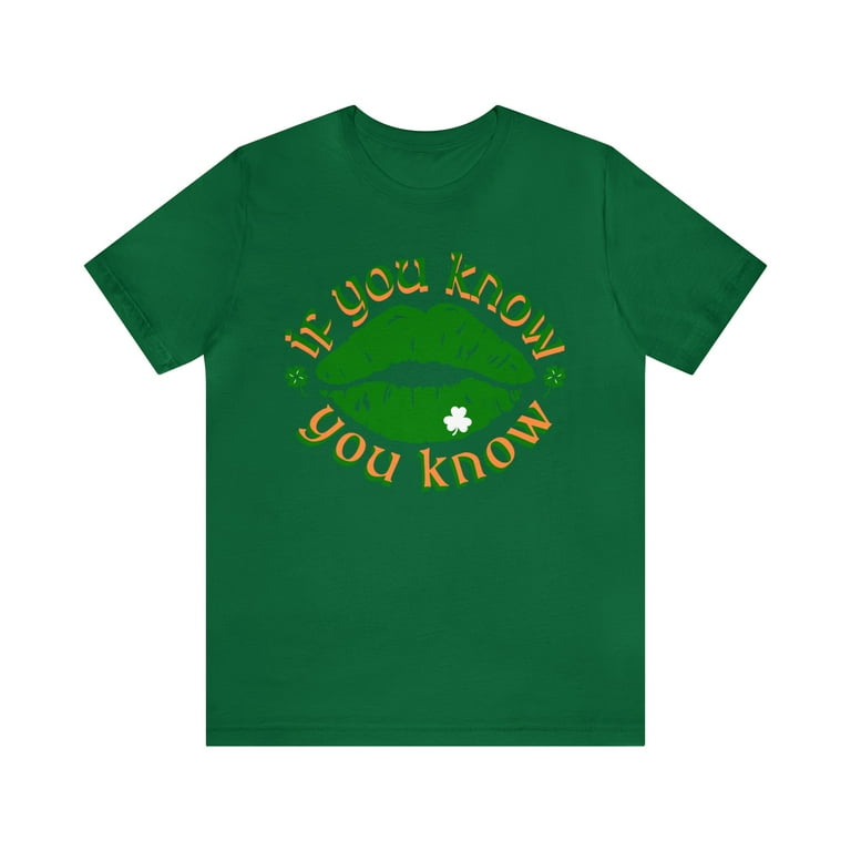 St. Patricks Day Shirt Kiss Me Green Lips Shamrock Shirt St. Patricks Day Shirt Kiss Me Green Lips Shamrock Shirt
