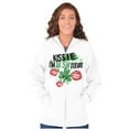 thumbnail image 1 of Kiss Me I'm Irish St Patrick's Day Zip Hoodie Sweatshirt Women Brisco Brands M, 1 of 6
