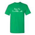 thumbnail image 1 of Kiss Me I'm Irsh Ish Mens Tee St Saint Patricks Day Gift Sarcastic Humor Novelty Funny T Shirt, 1 of 5