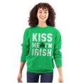 thumbnail image 1 of Kiss Me Im Irish Classic Saint Pattys Sweatshirt for Men or Women Brisco Brands S, 1 of 6