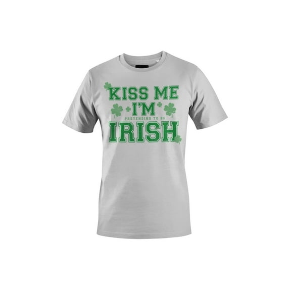 Kiss Me Im Pretending to Be Irish Funny St. Patricks Day Men's T-shirt